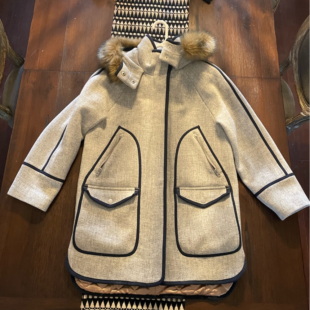 J. Crew Italian stadium cloth by Nelly Gori.